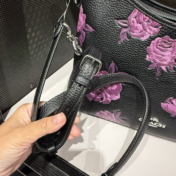 Last 1 ‼️Coach Laurel Shoulder Bag With Floral Print CCE26 - Picture 3 of 9